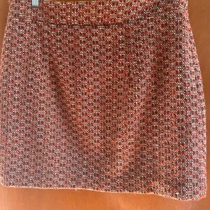 INC International Concepts Red and Black Tweed Mini Skirt